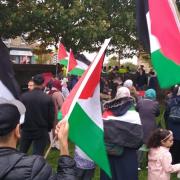 A previous protest in Bradford