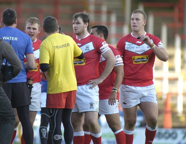 Ben Evans, centre, playing for Wales against England in the Autumn International Series at Wrexham